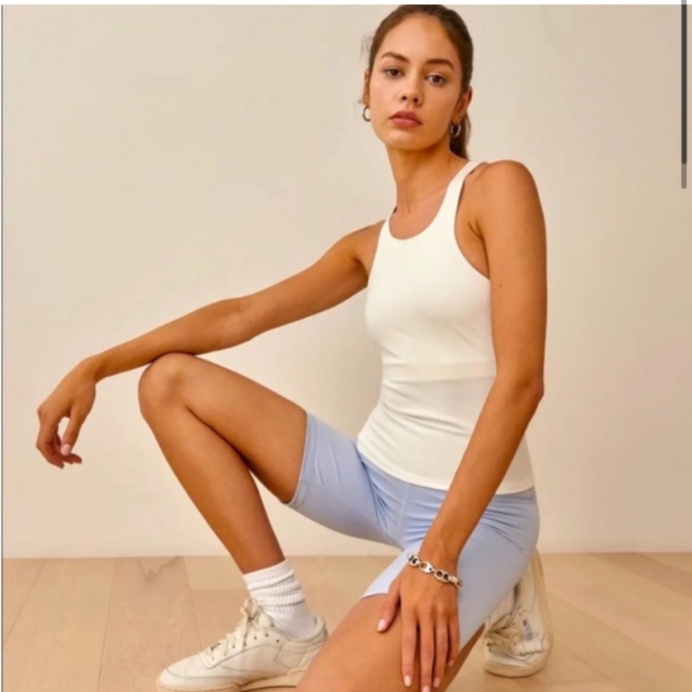 Reformation Cream Tank Top